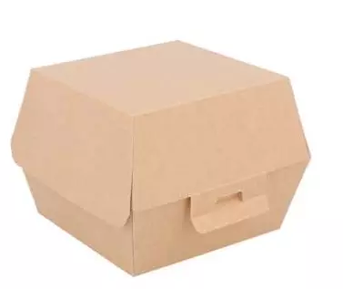 50 Boites Burger 220gr 14x12.5x9cm BRUN