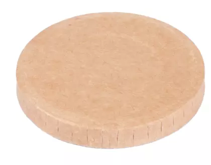 50 COUVERCLES POUR PETITS POTS 230 + 18 PE G/M2 &Oslash;6,2 CM MARRON CARTON 