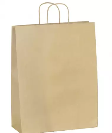 50 Sacs cabas kraft BRUN PF 45+17x48 / 21043