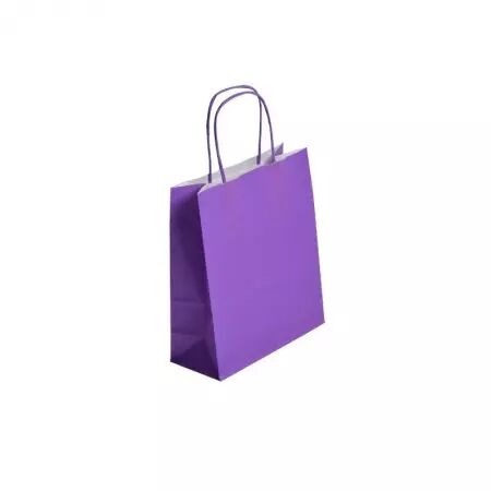 50 Sacs Kraft Tendance 18+8x22 VIOLET / 21363