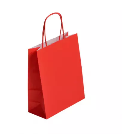 50 Sacs Kraft Tendance 23+12x30 ROUGE / 21280