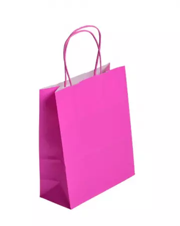 50 Sacs Kraft Tendance 35+14x40 ROSE / 21374