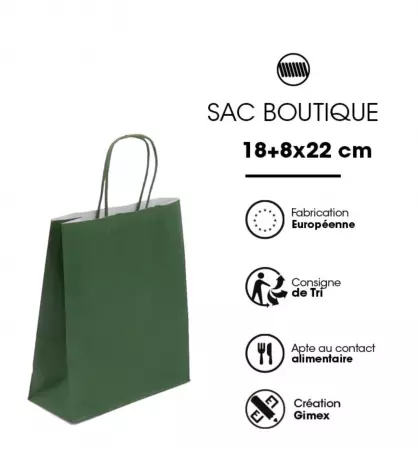 50 sacs p torsade kaki 18+8x22 / GI21424