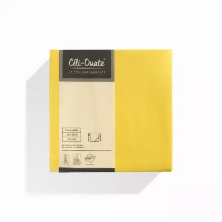 50 Serviettes C&eacute;liouate 38x38 LAVANDE