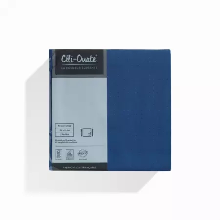 50 Serviettes C&eacute;liouate 38x38 MARINE