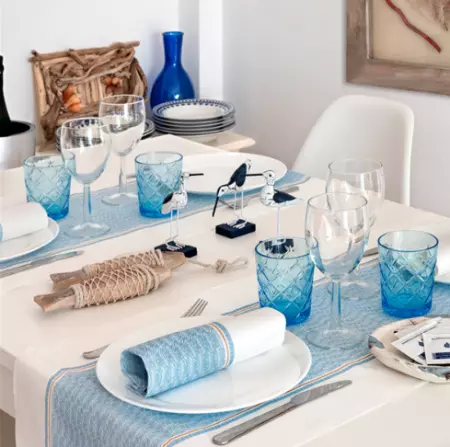 50 Serviettes Intiss&eacute; 40x40 AZUR