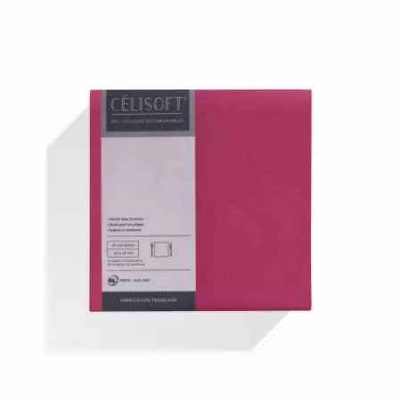 50 Serviettes Intiss&eacute; 40x40 FRAMBOISE