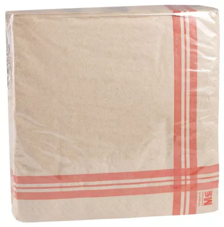 50 Serviettes Ouate 2 plis 40x40 TORCHON