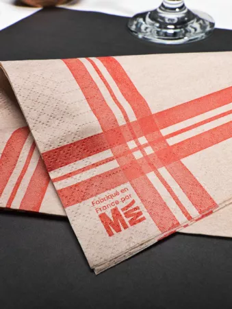 50 Serviettes Ouate 2 plis 40x40 TORCHON