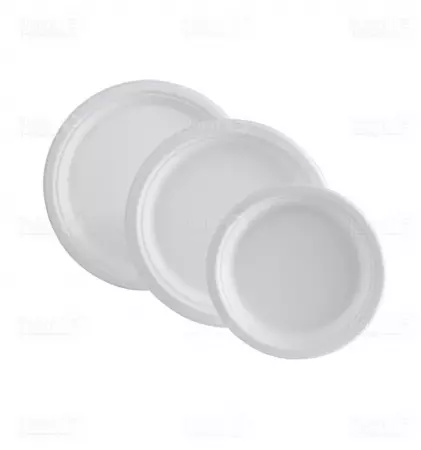 500 Assiettes D23cm Fibre de Canne