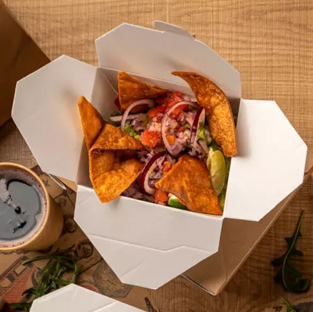 500 BO&Icirc;TES AM&Eacute;RICAINES MICRO-ONDABLES \'THEPACK\' 780 ML 220 + 12PP G/M2 11,3x9x6,3 CM NATUREL CARTON ONDUL&Eacute; NANO-MICRO