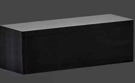 500 Cartes 50x150mm PVC NOIR