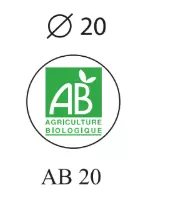 500 Etiquettes AB Vert D36