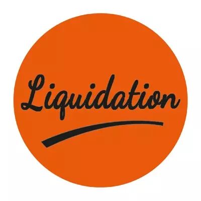 500 &eacute;tiquettes Fluo Orange LIQUIDATION
