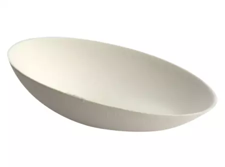 500 Mini Coupelles 79x52 Ovale Pulpe de Canne &agrave; Sucre