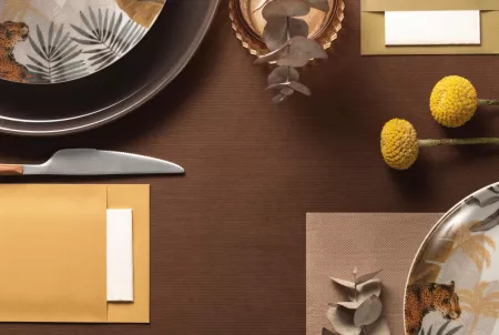 500 Sets Kraft 30x40 CHOCOLAT