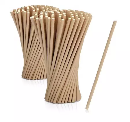 5000 Pailles Carton KRAFT D6 H197mm