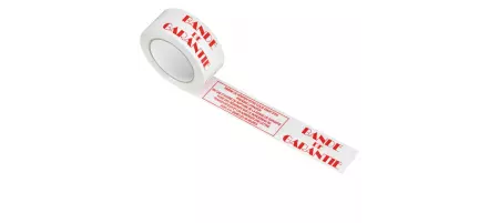 6 Adh&eacute;sif PP 48mmx100m BANDE de GARANTIE