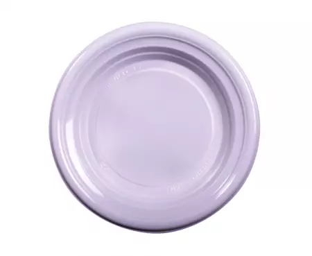 650 Assiettes D22 PP Plates R&eacute;utilisable 20gr BLANC