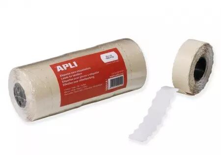 7 Rouleaux Etiquettes 22x12 BLANC