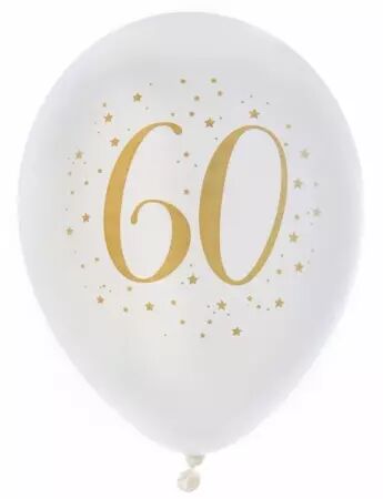 8 BALLONS 60 ANS