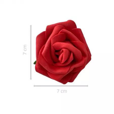  8 Roses EVA 7 CM Rouges