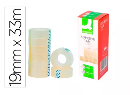 8 Rubans Adh&eacute;sif QC ECO 19mmx33m