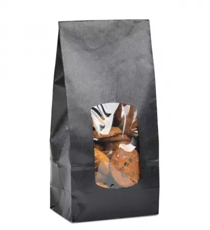 800 SACS SOS FEN NOIR K. VERGE 90G - 13,5+7,5x31,5cm 