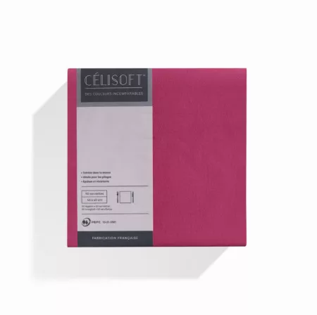 800 Serviettes Intiss&eacute; 40x40 FRAMBOISE