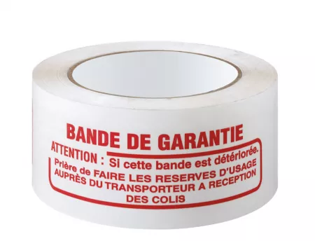 Adh&eacute;sif PP 48mmx100m BANDE de GARANTIE