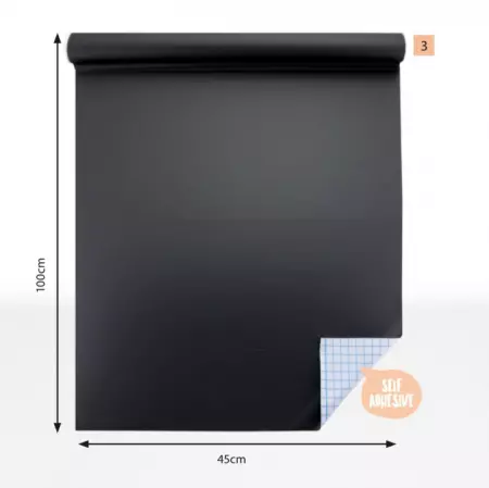 ARDOISE AUTO ADHESIVE 100X45