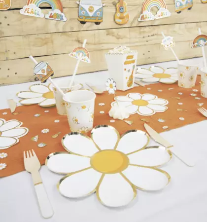 ASSIETTES MARGUERITE HIPPY PARTY 23CM X 8