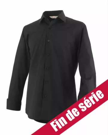 ASTI MANCHE LONGUE CHEMISE NOIRE