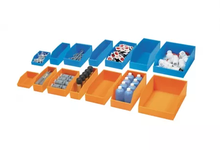 Bac &agrave; bec plastique alv&eacute;olaire - BLEU 4,3 L