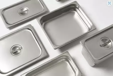 BAC GASTRO GN 1/1 100MM INOX AISI 18/10