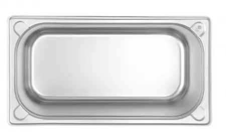 BAC GASTRONORME 1/3 100mm INOX