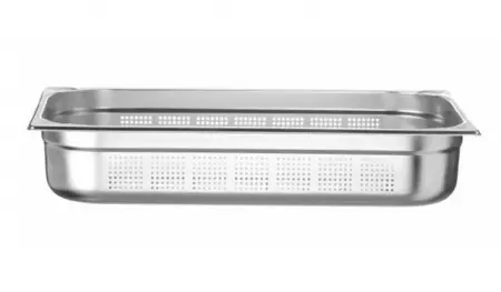 Bac Gastronorme perfor&eacute; 1/1 100 mm inox Kitchen Line