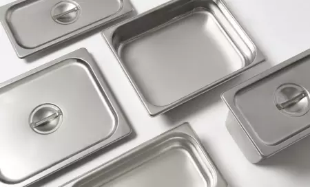 BAC GN 1/3 100 MM INOX