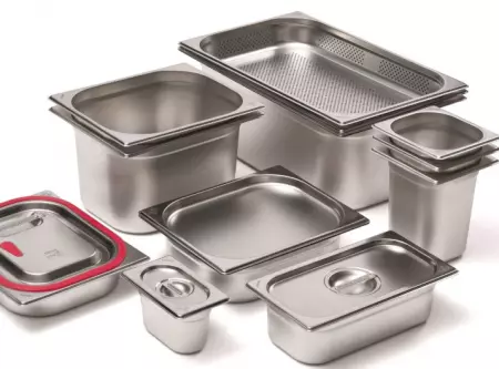 BAC GN 1/3 100 MM INOX