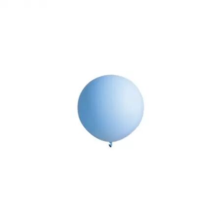 BALLON GEANT UNI 90CM BLEU CLAIR
