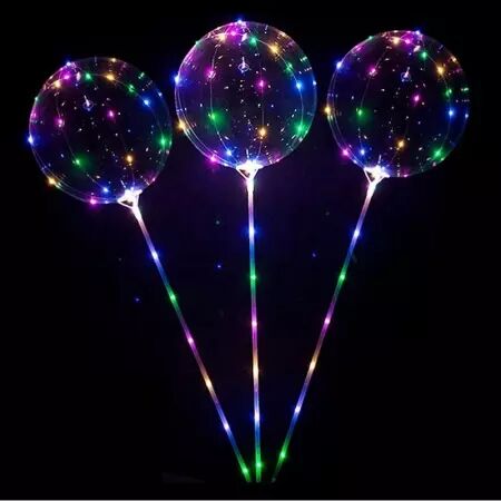 Ballon sur pied bubble avec led