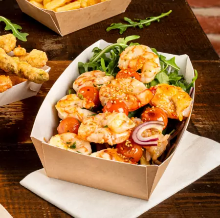 BARQUETTES \'THEPACK\' 1200 G 220 G/M2 11,9x7,9x5,5 CM NATUREL CARTON ONDUL&Eacute; NANO-MICRO (1000 UNIT&Eacute;)