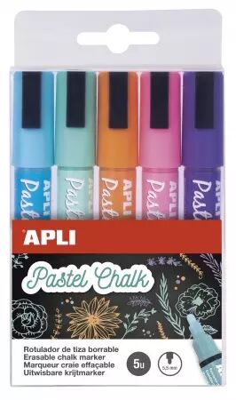 B.LIQUID CHALK BOUT R. ASSORTI PASTEL 5U.