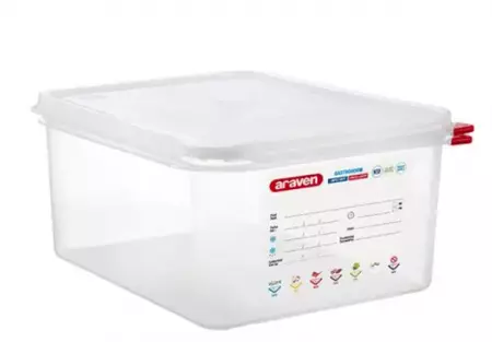 BOITE HERMETIQUE PP GN1/2 150MM TRANP