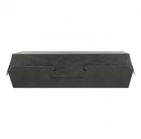 BO&Icirc;TES \ PANINI\  \'THEPACK\' 230 G/M2 26,5x12,2x7 CM NOIR CARTON ONDUL&Eacute; NANO-MICRO (300 UNIT&Eacute;)