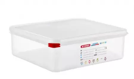 BOITES HERMETIQUE PP GN2/3 100MM  TRANP