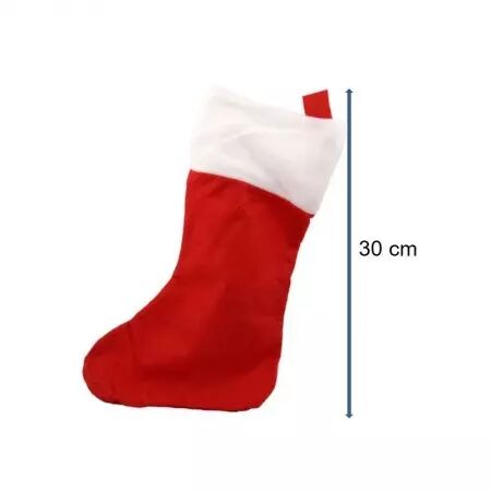 Botte de No&euml;l 30 cm feutrine polyester