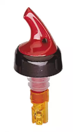 BOUCHON DOSEUR 45 ML 10x4,5 CM JAUNE PLASTIQUE