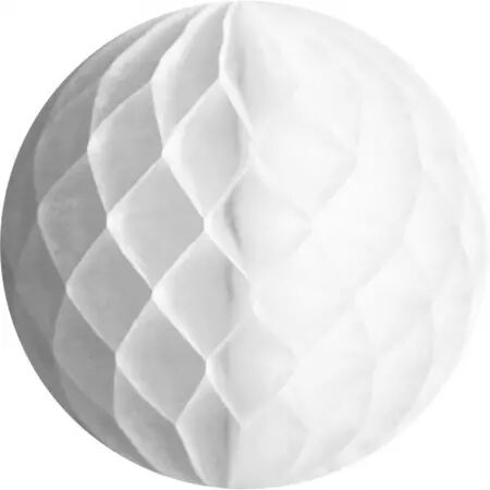 Boule alveole blanc 20cm