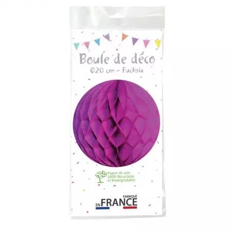Boule alveole fushia 20cm
